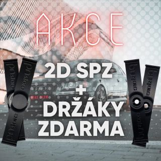 Po dvou letech opakujeme vaši nejoblíbenější akcičku! Kup SPZ a dostaneš držáky zdarma! Platí do konce neděle 3.9.2023 tak...
